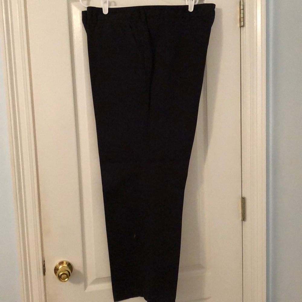 Black chinos